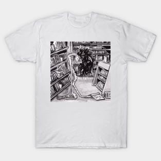 Bookworm Library Monster T-Shirt